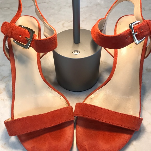 Orange Nine West Pumps Size 8 - Picture 1 of 5